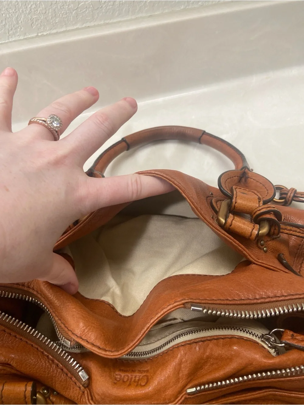 Chloé Paddington Satchel Bag- Vintage